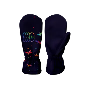 Rukavice WAMU Dětské softshellové rukavice DUHOVÁ KOČKA vel. 1