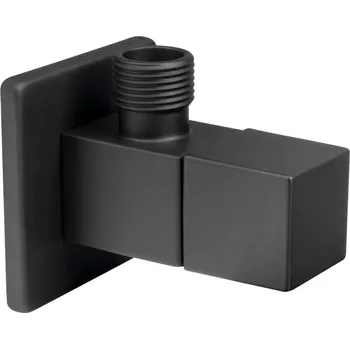Rohový ventil 1/2"x3/8", hranatý, černá mat 58640