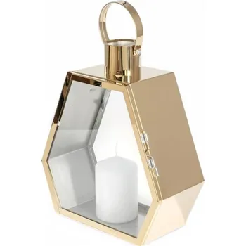 Lucerna Dekorační lucerna 43 cm zlatá