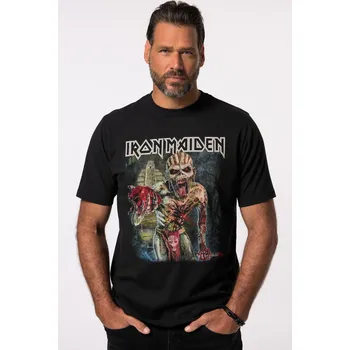 Pánské tričko JP1880, Plus size Tričko JP1880, kolekce hudební skupiny, Iron Maiden, krátké rukávy, do 8XL pro plnoštíhlé nadměrná velikost, 834478130-1455, černý, 6XL, Plus size oblečení, Oblečení pro vysoké muže, Nadměrné velikosti, Oblečení pro plnoštíhlé.