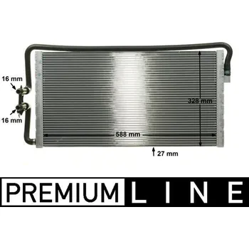 Motor automobilu Chladič nízké teploty, chladič plnicího vzduchu MAHLE CR 1044 000P