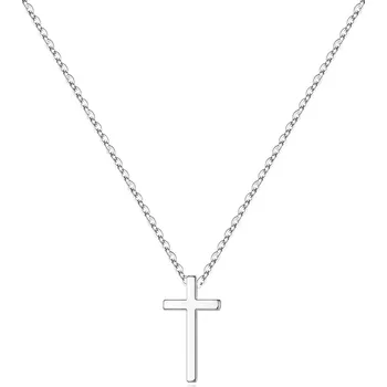 Řetízek Řetízek s křížkem z chirurgické oceli (Řetízek s přívěškem křížek )