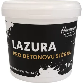 barva na beton Hermann Lazura pro betonovou stěrku Barva lazury: Grafit