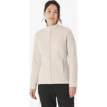 Pánská mikina QUECHUA Dámská turistická fleecová mikina MH 500 XL BÉŽOVÁ