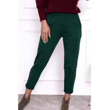 Dámské kalhoty LENA zelená láhev S