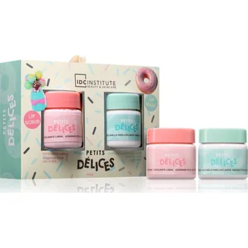 Kosmetická sada IDC INSTITUTE Délices hydratační maska na rty 30 ml + peeling na rty 30 ml