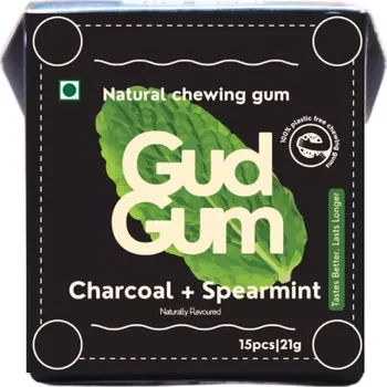 Žvýkačka Gud Gum přírodní žvýkačky xylitol charcoal spearmint příchuť