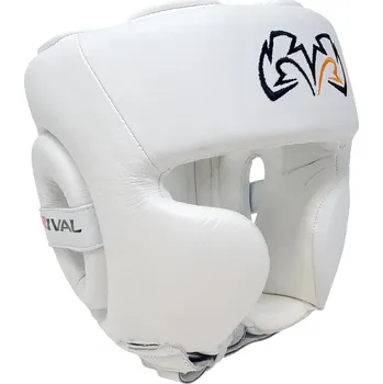 Chránič hlavy na box a bojový sport Helma Rival Hybrid - bílá