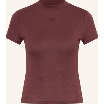 Guess Dámské Tričko Licia, tmavě červená, 36