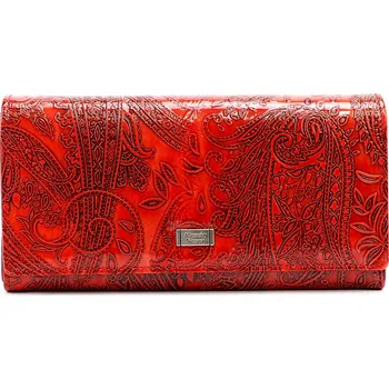 Peněženka Dámská kožená peněženka Alessio Nesca A55087 červená