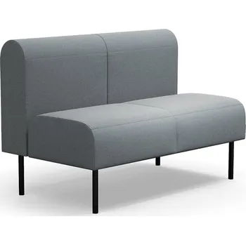 Pohovka Modulární sedačka VARIETY, 2místná, potahová látka Pod CS, stříbrnošedá