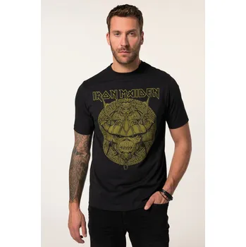 Pánské tričko JP1880, Plus size Tričko JP1880, Iron Maiden, kolekce hudební skupiny, krátké rukávy, do 8XL pro plnoštíhlé nadměrná velikost, 836414130-1457, černý, L, Plus size oblečení, Oblečení pro vysoké muže, Nadměrné velikosti, Oblečení pro plnoštíhlé.