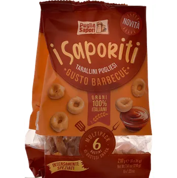 Puglia Sapori Tarallini - barbecue multipack 210g