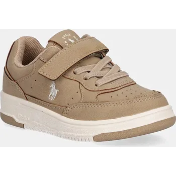 Chlapecké tenisky Dětské tenisky Polo Ralph Lauren MASTERS COURT II PS béžová barva, RL03404256 80X, EUR 26