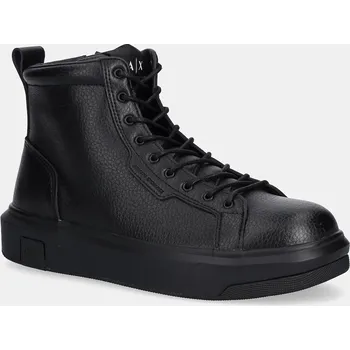 Pánská obuv Kožené boty Armani Exchange XM001963.AF19402.UC001 černá 99X, EUR 46
