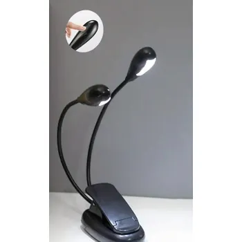 Nastavitelné 4-LED světlo na notový stojan