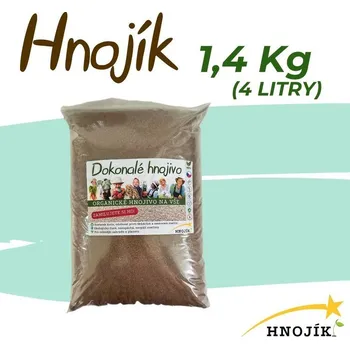 Hnojivo HNOJÍK Dokonalé přírodní hnojivo s repelentním účinkem na škůdce a choroby ros 4L / 1.4 kg