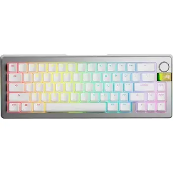 Glorious GMMK 3 Pro HE Wireless 65% - Fox HE ANSI stříbrná (GLO-KB-GMMK3-PRO-65-PB-HE-WL-SIL-US)