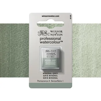 Vodová barva Akvarelová barva Winsor & Newton Professional, půlpánvička - Mineral Grey