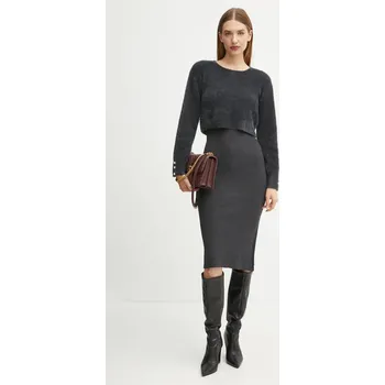 Dámské šaty Šaty a svetr Morgan RMONA šedá 90X, vel. M