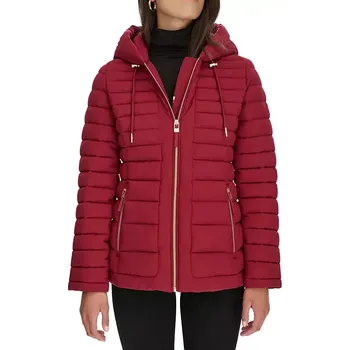 Tommy Hilfiger dámská zimní bunda krátká Hooded červená L