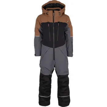 Chlapecká zimní kombinéza LINDBERG SWEDEN DĚTSKÁ ZIMNÍ KOMBINÉZA LINDBERG SWEDEN, ALPINE JUNIOR 15 000 MM, CAYENNE / ANTH Velikost: 100