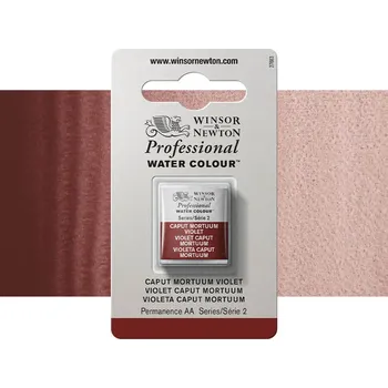 Vodová barva Akvarelová barva Winsor & Newton Professional, půlpánvička - Caput Mortuum Violet