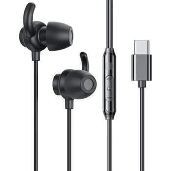 Sluchátka WEKOME YB07 sluchátka s konektorem USB-C - černá