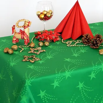 ubrus HEDVA ČESKÝ BROKÁT Ubrus Odaska PTK kometa zelená Rozměr ubrusu: standard 120x140