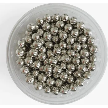 Čokoláda Hospodyňkám.cz Metalické křupavé perličky Stříbrné 30g