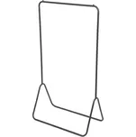 Compactor FYN kovový stojan na šaty 80 x 41 x 147 cm, černý