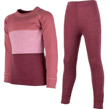 Chlapecké spodní prádlo LINDBERG SWEDEN DĚTSKÉ FUNKČNÍ MERINO PRÁDLO LINDBERG SWEDEN, BAMBOO BLUSH / ROSE Velikost: 100