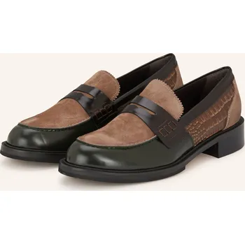 Dámské mokasíny Pertini Dámské Mokasíny Typu Penny, černá / světle hnědá, 37