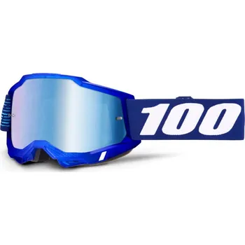 Motocyklové brýle ACCURI 2, 100% brýle 2028, modré plexi