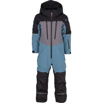 Chlapecká zimní kombinéza LINDBERG SWEDEN DĚTSKÁ ZIMNÍ KOMBINÉZA LINDBERG SWEDEN, ALPINE JUNIOR 15 000 MM, BLACK / TURQ Velikost: 100