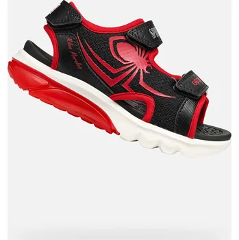 Dámské sandále Černé chlapecké sandály Geox Ciberdron - Kluci GEOX černá | bílá | červená 3417467