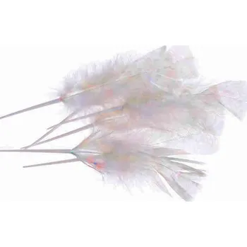 Lapač snů Pro Háčkování Peří barvené vzor motýli 20 cm 6 ks