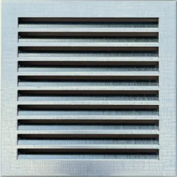 Větrací mřížka Větrací mřížka na fasádu kovová 250x250 mm pozink