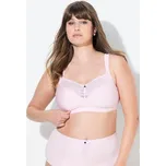 Ulla Popken, Plus size Jemná podprsenka, bez kostic, výšivka, měkké košíčky, C-E pro plnoštíhlé nadměrná velikost, 834292504-1120, růžový, 85F, Nadměrné velikosti, Plus size oblečení, Oblečení pro boubelky, Oblečení pro baculky, Oblečení pro plnoštíhlé, O