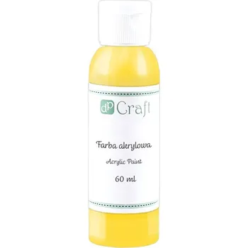 Výtvarná barva dp Craft Akrylová barva dpCraft 60ml Barva: žlutá