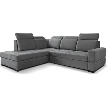 Sedací souprava Amanda L tmavě šedá pravá