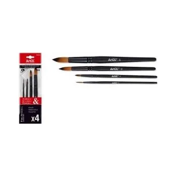 Umělecký štětec Sada štětců Artix 4 kusy-2,8,16,24 Today vlákno sada špičaté