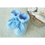 AMÁLKA Zateplené bačkůrky svetrovina, modré Velikost: 56-68