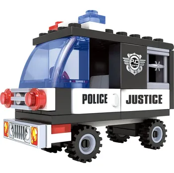 Dětské zboží Rappa Kompatibilní stavebnice BLOXO policie auto 48 ks