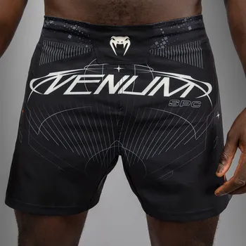 MMA šortky Venum Eclipse - Black/Ivory Velikost: L