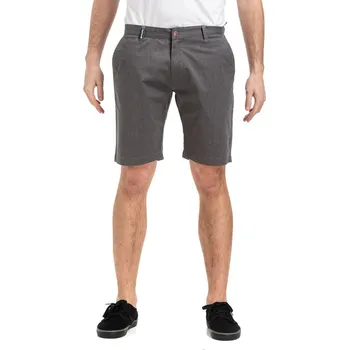 Pánské kraťasy Meatfly Anthrax 19 Shorts C - Heather Grey | Šedá | Velikost 32
