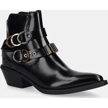 Dámské kozačky Kožené kotníkové boty Pinko Tex 13 SD0343.P114.Z99 černá 99X, EUR 39