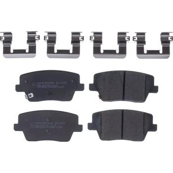 Brzdová destička Sada brzdových destiček, kotoučová brzda DENCKERMANN B111651