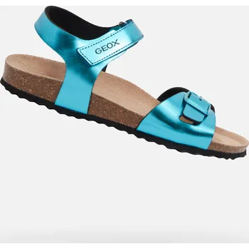Dámská móda Modré dívčí sandály Geox Adriel - Holky GEOX černá | hnědá | tyrkysová 3423933