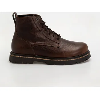 Pánská obuv Birkenstock Highwood Lace Mid Natural Leather Regular (chocolate) 46, hnědá